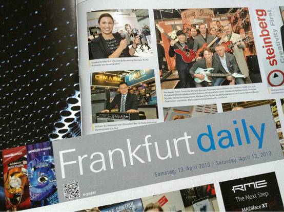 The Frankfurt Daily published the interview with C-MARK 