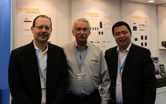 Dr. Jason Chou with Danie and Tom from the PIVITEC company.
