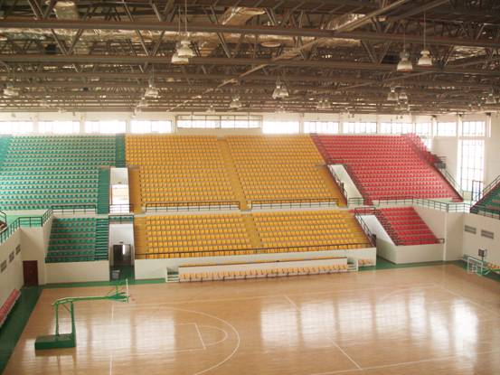 inside of National Basketball Stadium of The République du Mali