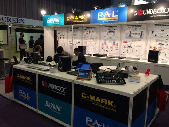 C-MARK, PAL, SOUNDBOXX and BOYOHO" brand of Shenzhen Bao Ye Heng debut in ISE 2014