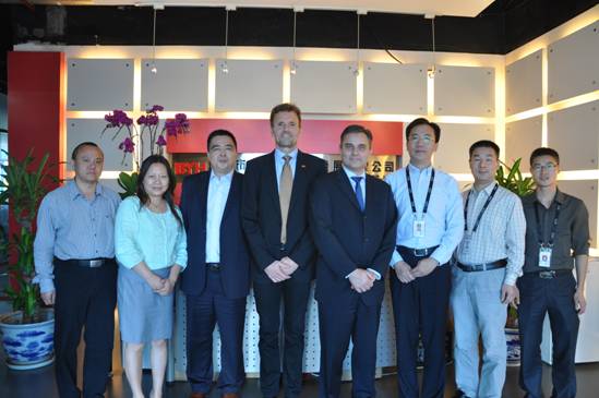 Consul General Mr. Ole Lindholm with his team and BaoYeHeng Company leaders